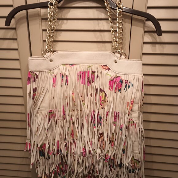 Vintage Betsy Johnson Flower Fringe Purse. - Picture 4 of 4